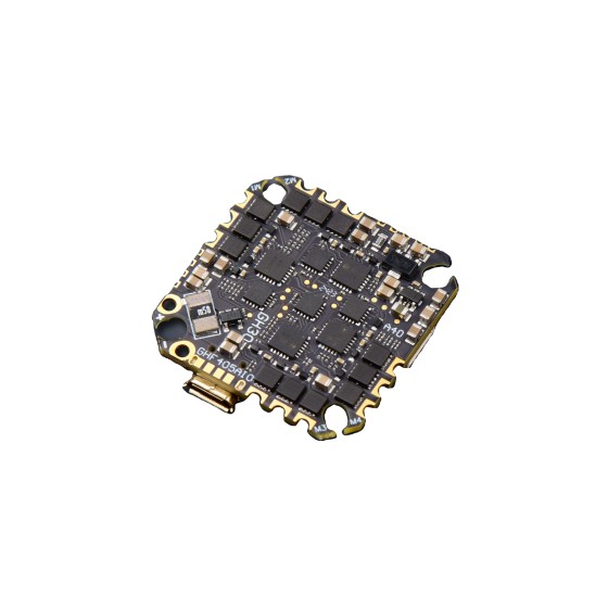 Wholesale JHEMCU GHF405AIO-HD 40A F405 Baro OSD Dual BEC Flight Controller BLHELIS 40A 4in1 ESC 2-6S for Toothpick Drones